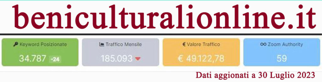 Guest post con i numenri di beniculturalionline